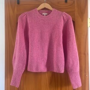 A.L.C. Pink puff sleeve sweater